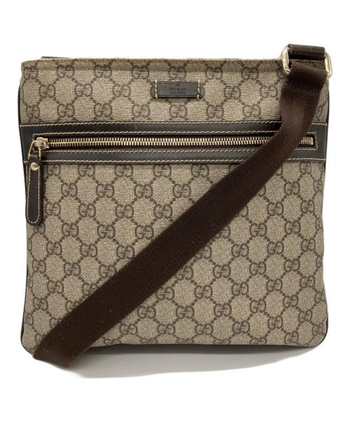 GUCCI（グッチ）GUCCI (グッチ) GGスプリームキャンバス  ブラウンの古着・服飾アイテム