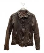 LUVA TRAMルーバトラム）の古着「ラムレザージャケット」｜ダークブラウン