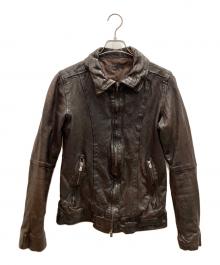 LUVA TRAM（ルーバトラム）の古着「ラムレザージャケット」｜ダークブラウン