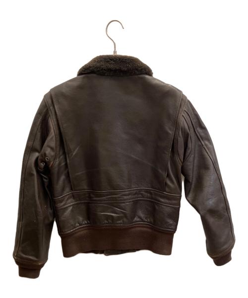 MORGAN（モーガン）MORGAN (モーガン) 70'sG-1フライトジャケット ダークブラウン サイズ:34の古着・服飾アイテム