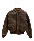 MORGANモーガン）の古着「A-2フライトジャケット」｜ブラウン