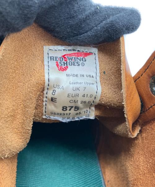 RED WING（レッドウィング）RED WING (レッドウィング) 6-inch Classic Moc ブラウン サイズ:SIZE 26cm Eワイズの古着・服飾アイテム