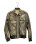 DIESEL（ディーゼル）の古着「レザージャケット」｜グレー