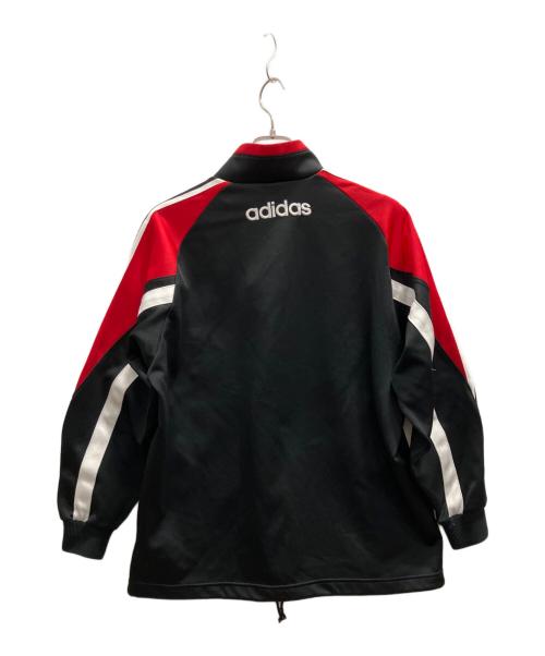 adidas（アディダス）adidas (アディダス) ジャージトップ　デサント製 ブラック サイズ:Мの古着・服飾アイテム