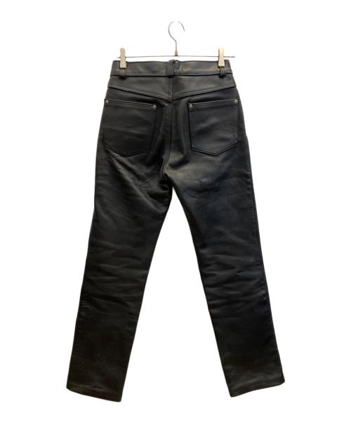 Schott（ショット）Schott (ショット) レザーパンツ ブラック サイズ:76cmの古着・服飾アイテム