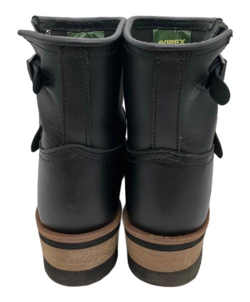 AVIREX（アヴィレックス）AVIREX (アヴィレックス) エンジニアブーツ ブラック サイズ:SIZE 24cmの古着・服飾アイテム