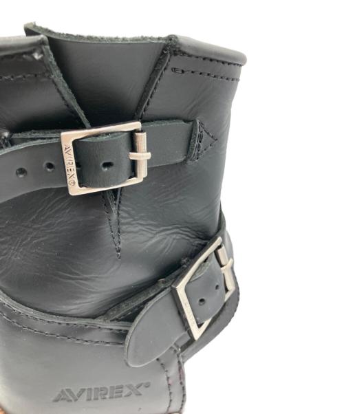 AVIREX（アヴィレックス）AVIREX (アヴィレックス) エンジニアブーツ ブラック サイズ:SIZE 24cmの古着・服飾アイテム