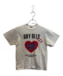 HUMAN MADE（ヒューマンメイド）の古着「DRY ALLS ハート半袖カットソー」｜ホワイト