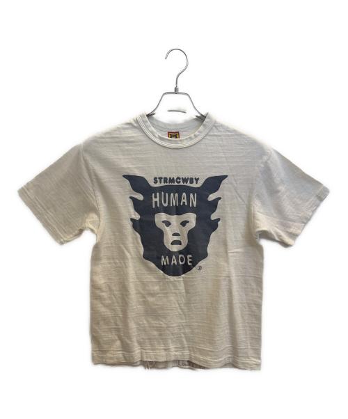 HUMAN MADE（ヒューマンメイド）HUMAN MADE (ヒューマンメイド) 半袖カットソー ホワイト サイズ:Мの古着・服飾アイテム
