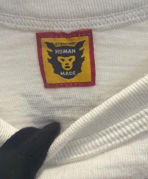 HUMAN MADE（ヒューマンメイド）HUMAN MADE (ヒューマンメイド) 半袖カットソー ホワイト サイズ:Мの古着・服飾アイテム