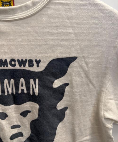 HUMAN MADE（ヒューマンメイド）HUMAN MADE (ヒューマンメイド) 半袖カットソー ホワイト サイズ:Мの古着・服飾アイテム