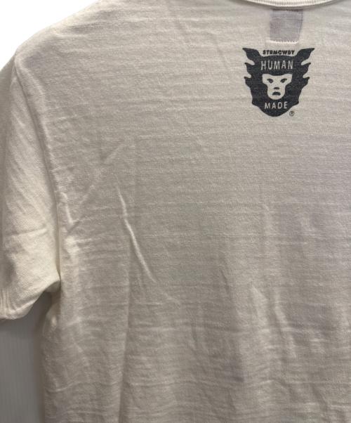 HUMAN MADE（ヒューマンメイド）HUMAN MADE (ヒューマンメイド) 半袖カットソー ホワイト サイズ:Мの古着・服飾アイテム