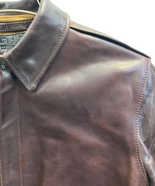 Aero LEATHER（エアロレザー）Aero LEATHER (エアロレザー) レザージャケット ブラウン サイズ:36の古着・服飾アイテム