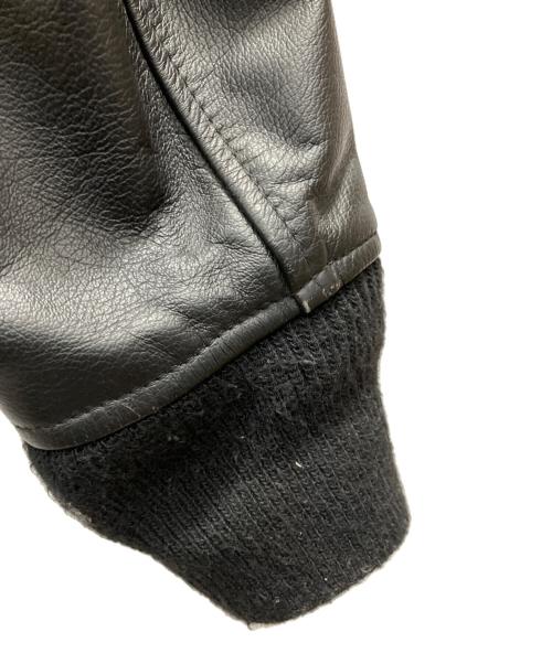 GIBSON&BARNERS（ギブソン・アンド・バーンズ）GIBSON&BARNERS (ギブソン・アンド・バーンズ) AN-J-3フライトレザージャケット ブラック サイズ:Ｓの古着・服飾アイテム