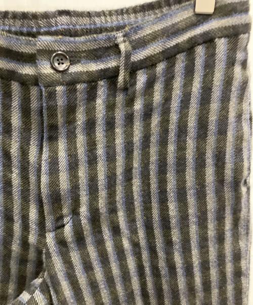 谷吹（ヤブキ）谷吹 (ヤブキ) ウールスラックス マルチカラー サイズ:フリーの古着・服飾アイテム