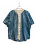 digawel（ディガウェル）の古着「Baseball S/S shirt」｜ブルー×ホワイト