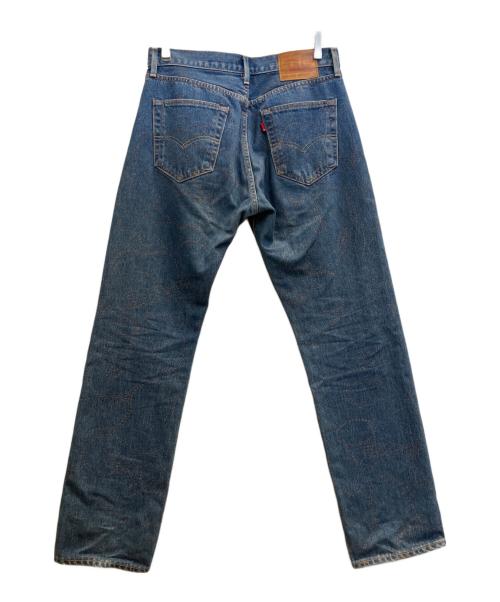 LEVI'S（リーバイス）LEVI'S (リーバイス) A BATHING APE (ア ベイシング エイプ) デニムパンツ ブルー サイズ:SIZE W33×L32の古着・服飾アイテム