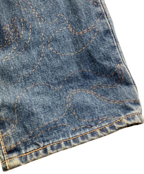 LEVI'S（リーバイス）LEVI'S (リーバイス) A BATHING APE (ア ベイシング エイプ) デニムパンツ ブルー サイズ:SIZE W33×L32の古着・服飾アイテム