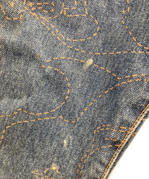 LEVI'S（リーバイス）LEVI'S (リーバイス) A BATHING APE (ア ベイシング エイプ) デニムパンツ ブルー サイズ:SIZE W33×L32の古着・服飾アイテム