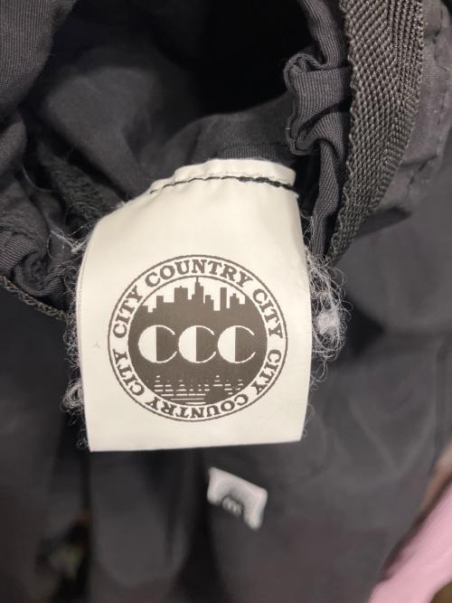 city country city（シティーカントリーシティー）city country city (シティーカントリーシティー) EMBROIDERED LOGO NYLON PANTS ブラック サイズ:Мの古着・服飾アイテム