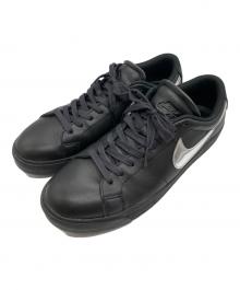 NIKE SB（ナイキエスビー）の古着「Dancer Skateboards × Nike SB Zoom Blazer Low QS "Black and Metallic Silver"」｜ブラック
