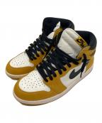NIKEナイキ）の古着「Air Jordan 1 Retro High OG」｜ホワイト×イエロー