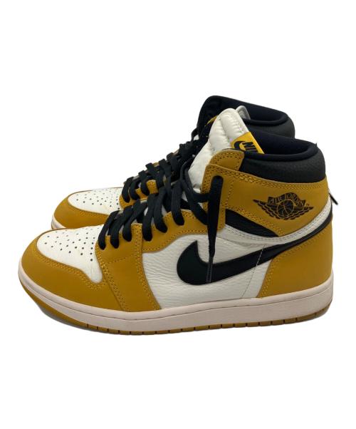 NIKE（ナイキ）NIKE (ナイキ) Air Jordan 1 Retro High OG ホワイト×イエロー サイズ:SIZE 28cmの古着・服飾アイテム