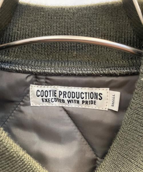 COOTIE PRODUCTIONS（クーティープロダクツ）COOTIE PRODUCTIONS (クーティープロダクツ) CWU‐9 QUILTING JACKET オリーブ サイズ:Ｓの古着・服飾アイテム