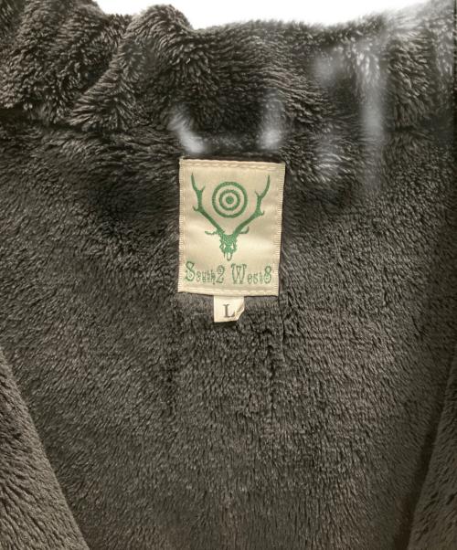 South2 West8（サウスツー ウエストエイト）South2 West8 (サウスツー ウエストエイト) Zipped Coat ブラック×グリーン サイズ:Ｌの古着・服飾アイテム