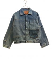 THRIFTY LOOK×LEVI'S（スリフティールック×リーバイス）の古着「リメイクデニムジャケット」｜インディゴ