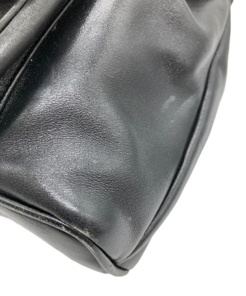 GUCCI（グッチ）GUCCI (グッチ) バンブー レザーバック ブラックの古着・服飾アイテム