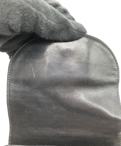 GUCCI（グッチ）GUCCI (グッチ) バンブー レザーバック ブラックの古着・服飾アイテム