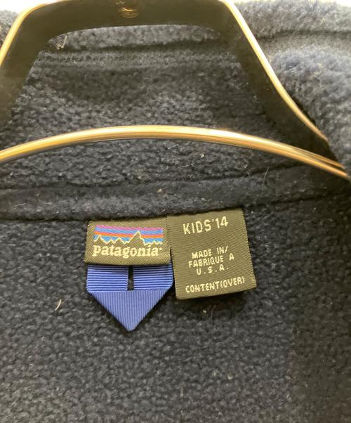 Patagonia（パタゴニア）Patagonia (パタゴニア) フリースジャケット ネイビー サイズ:KIDS'14の古着・服飾アイテム