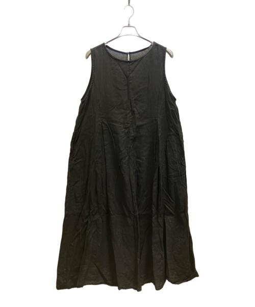 nest Robe（ネストローブ）nest Robe (ネストローブ) ノースリーブワンピース ブラック サイズ:フリーの古着・服飾アイテム