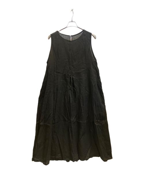 nest Robe（ネストローブ）nest Robe (ネストローブ) ノースリーブワンピース ブラック サイズ:フリーの古着・服飾アイテム