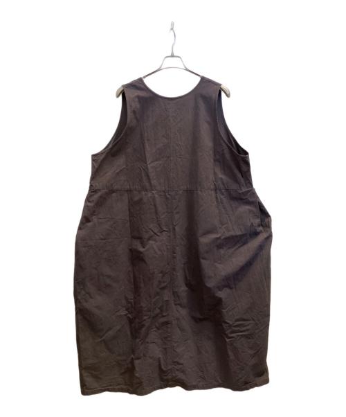 nest Robe（ネストローブ）nest Robe (ネストローブ) 超撥水バックVネックノースリーブワンピース チャコールグレー サイズ:フリーの古着・服飾アイテム