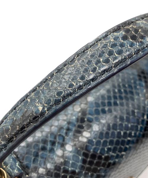 TORY BURCH（トリーバーチ）TORY BURCH (トリーバーチ) 2wayショルダーバックロビンソン グリーン×ブルーの古着・服飾アイテム