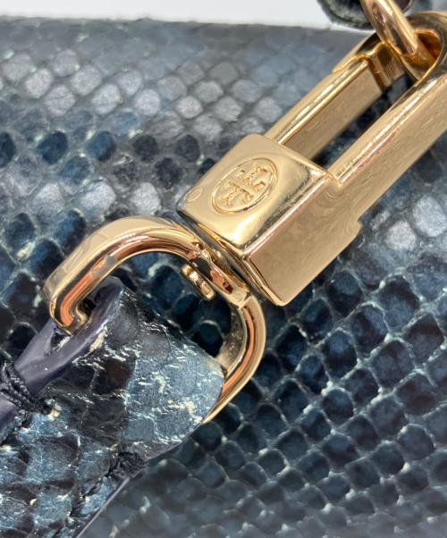 TORY BURCH（トリーバーチ）TORY BURCH (トリーバーチ) 2wayショルダーバックロビンソン グリーン×ブルーの古着・服飾アイテム