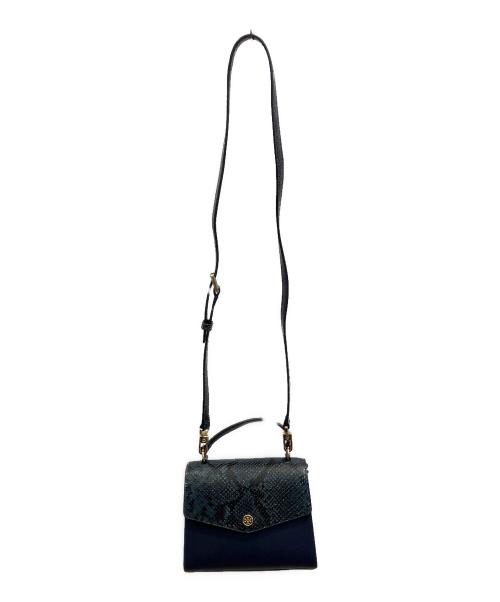 TORY BURCH（トリーバーチ）TORY BURCH (トリーバーチ) 2wayショルダーバックロビンソン グリーン×ブルーの古着・服飾アイテム