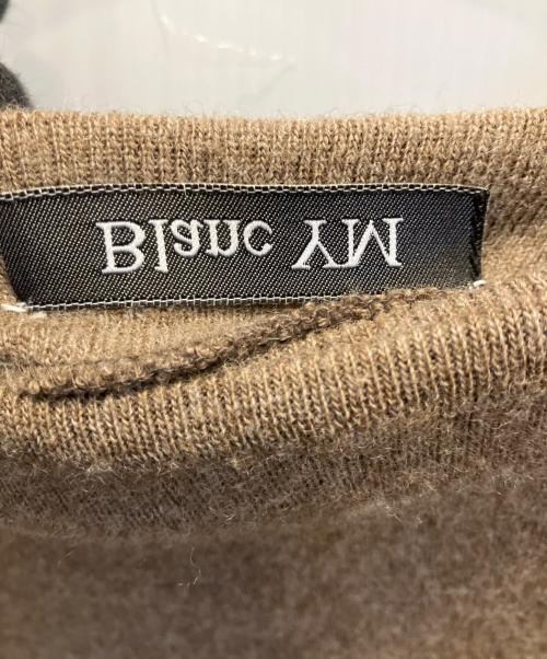 Blanc YM（ブランワイエム）Blanc YM (ブランワイエム) 厚手ニット ブラウン サイズ:Ｓの古着・服飾アイテム