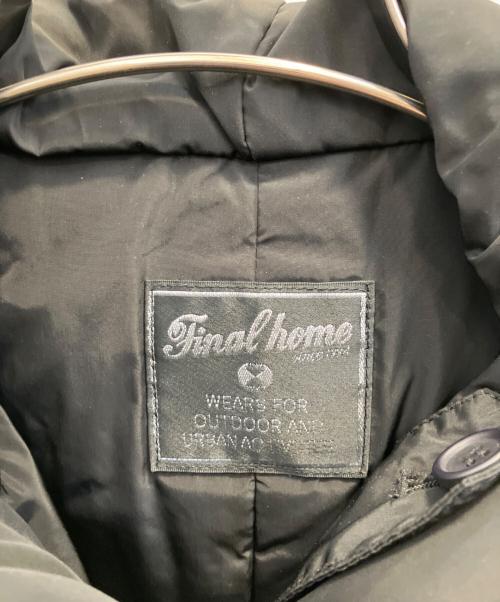 FINAL HOME（ファイナルホーム）FINAL HOME (ファイナルホーム) 中綿モッズコート ブラック サイズ:Мの古着・服飾アイテム