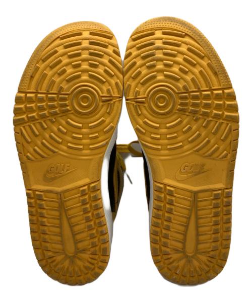 NIKE（ナイキ）NIKE (ナイキ) AIR JORDAN 1 HIGH GOLF ゴルフ イエロー×ブラウン サイズ:SIZE 27cmの古着・服飾アイテム