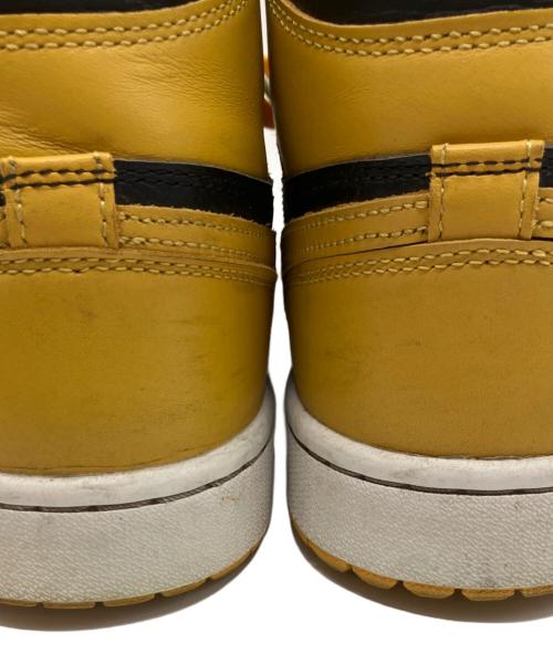 NIKE（ナイキ）NIKE (ナイキ) AIR JORDAN 1 HIGH GOLF ゴルフ イエロー×ブラウン サイズ:SIZE 27cmの古着・服飾アイテム