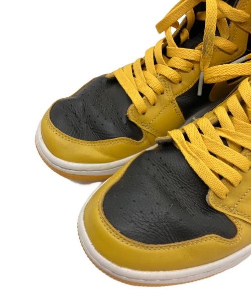 NIKE（ナイキ）NIKE (ナイキ) AIR JORDAN 1 HIGH GOLF ゴルフ イエロー×ブラウン サイズ:SIZE 27cmの古着・服飾アイテム