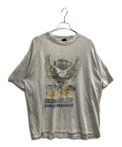 HARLEY-DAVIDSON（ハーレーダビッドソン）HARLEY-DAVIDSON (ハーレーダビッドソン) 半袖カットソー ヘザーグレー サイズ:XLの古着・服飾アイテム