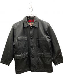 buddy（バディ）の古着「レザージャケット」｜ブラック