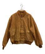 --）の古着「レザージャケット」｜ブラウン