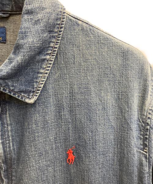 RALPH LAUREN（ラルフローレン）RALPH LAUREN (ラルフローレン) デニムジャケット ネイビー サイズ:Мの古着・服飾アイテム