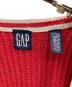 中古・古着 GAP (ギャップ) 厚手カーディガン レッド×ホワイト サイズ:Ｌ：5000円