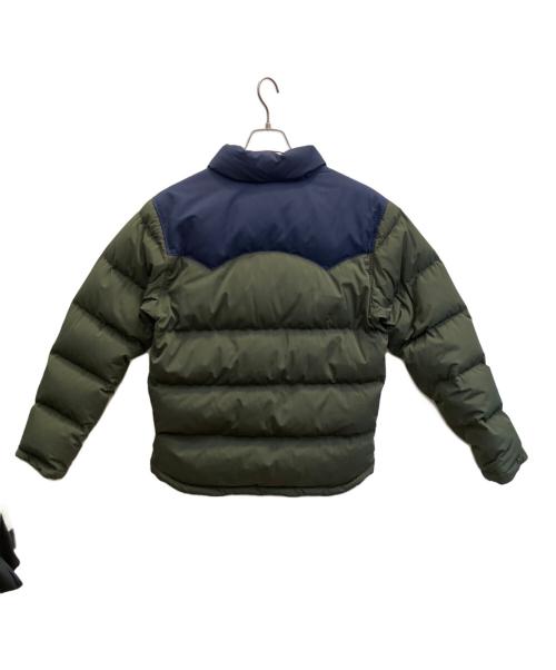 Patagonia（パタゴニア）Patagonia (パタゴニア) ダウンジャケット ネイビー×グリーン サイズ:Ｓの古着・服飾アイテム